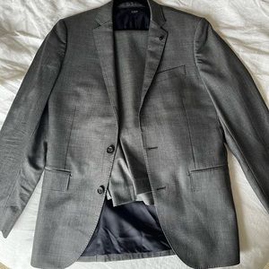 JCrew Mens Ludlow Suit - Dark Grey - 38R